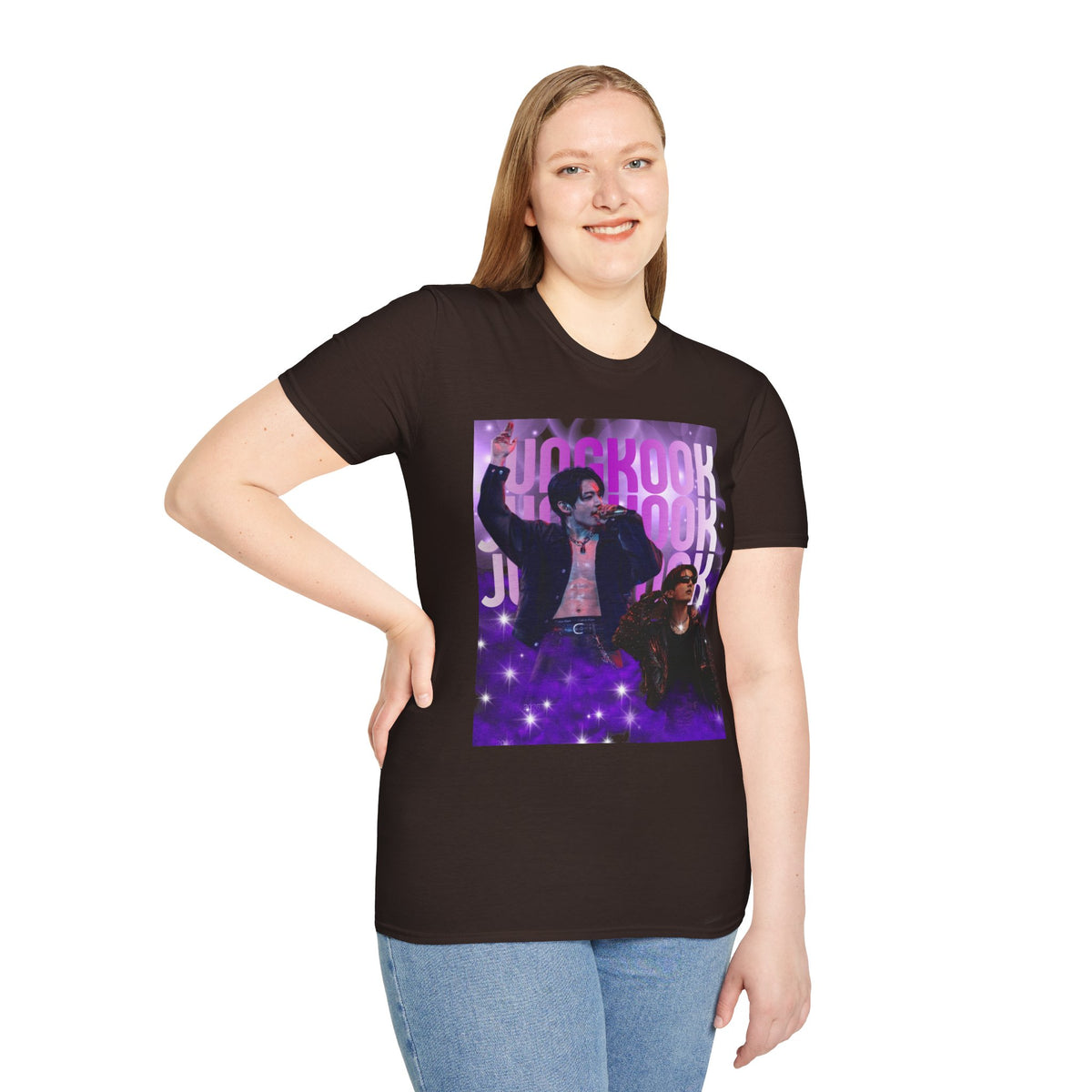 Jungkook 97 Fan Tee — Purple K-Pop BTS T-Shirt