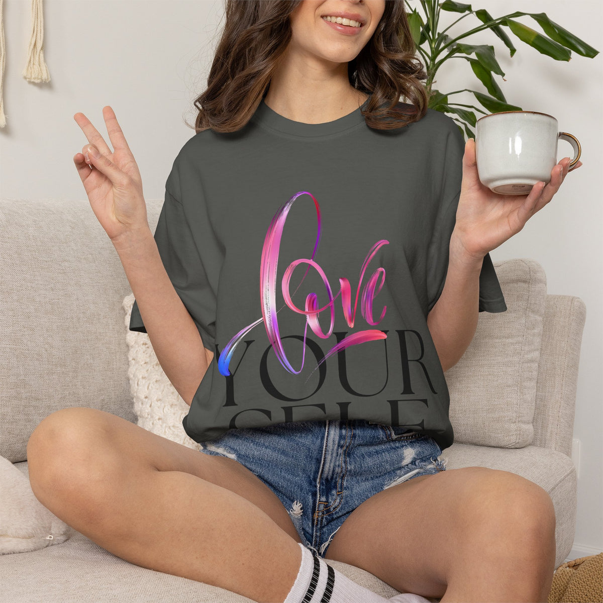 Love Yourself Tee – Inspirational Self-Love Graphic T-Shirt