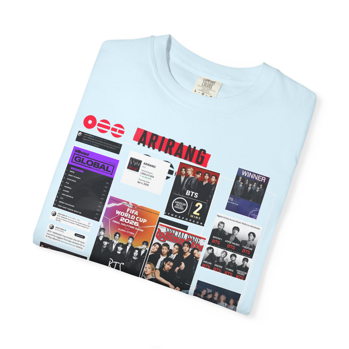 BTS Wins Collage T-Shirt — BTS Moments Graphic Tee