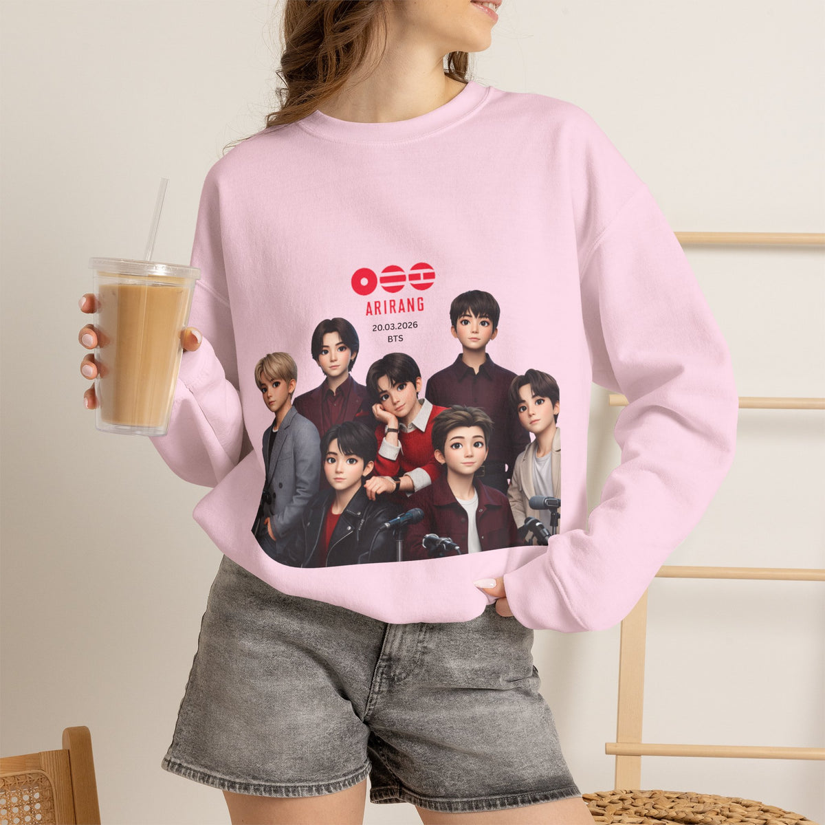 BTS GROUP Photo Crewneck Sweatshirt