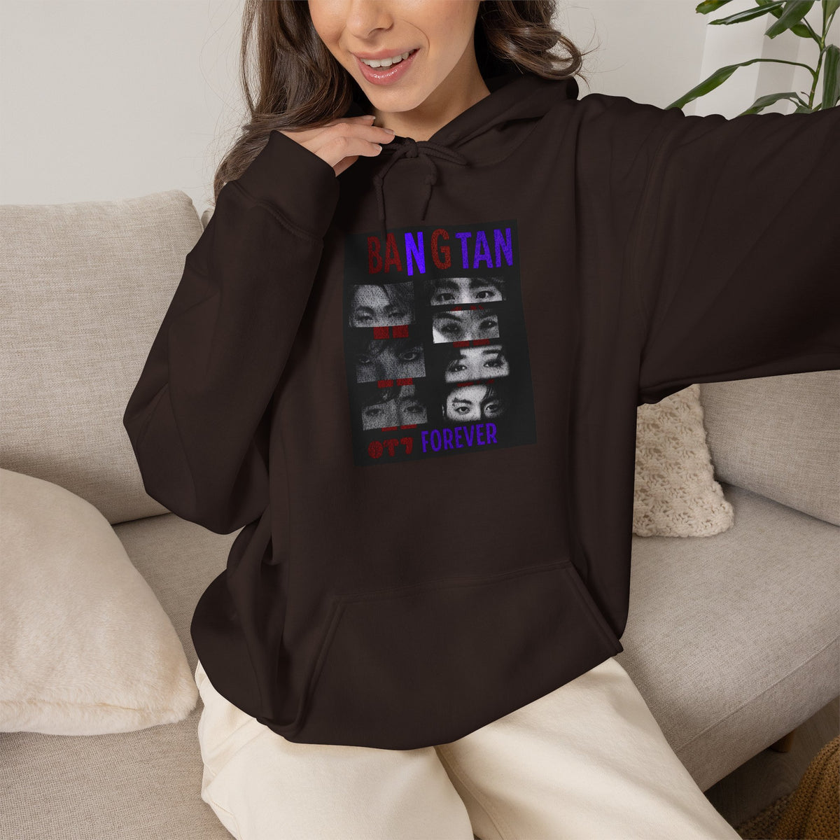 BTS 'Bangtan' Photo Collage Hoodie –BTS  K-Pop Fan Sweatshirt