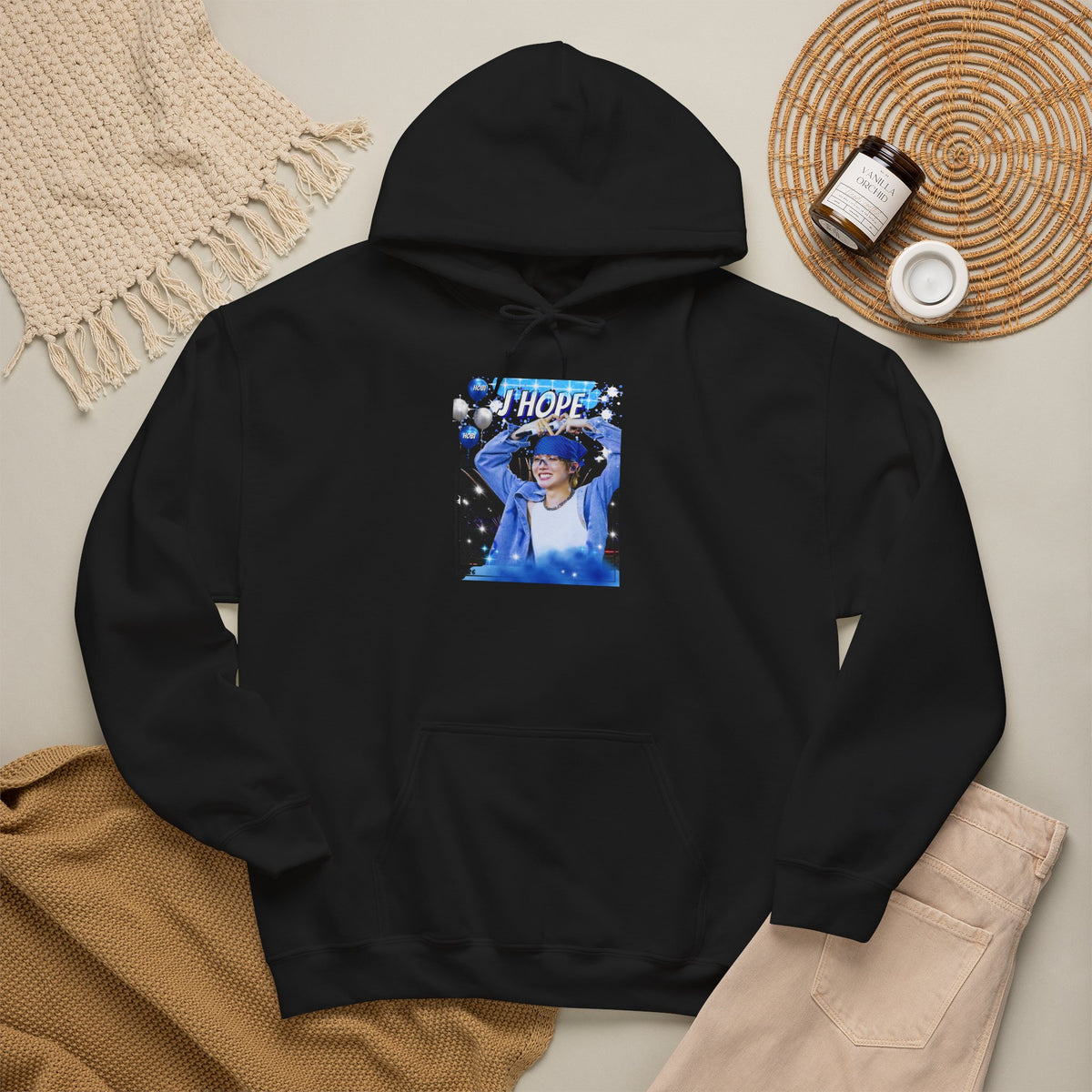 J-Hope 94 Blue Graphic Hoodie