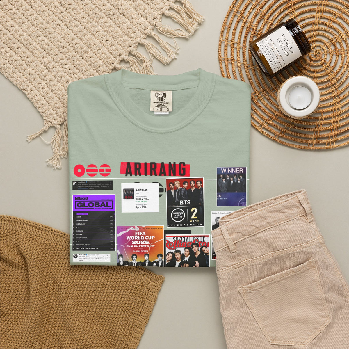 BTS Wins Collage T-Shirt — BTS Moments Graphic Tee