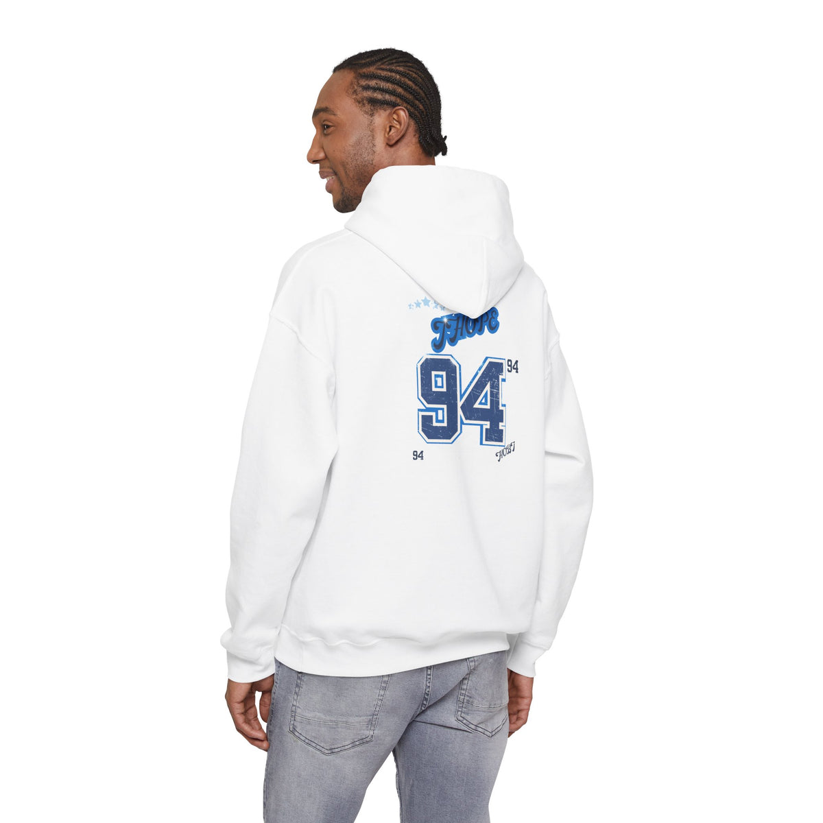 J-Hope 94 Blue Graphic Hoodie