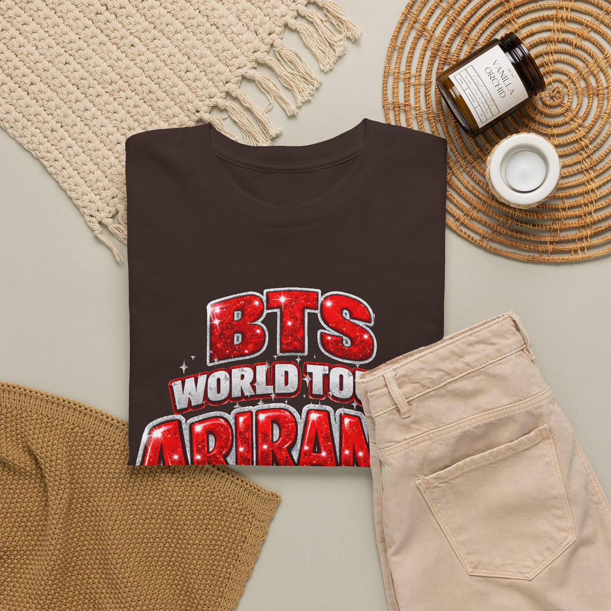 BTS World Tour 'Arirang' T-Shirt —BTS  K-Pop Concert Tee