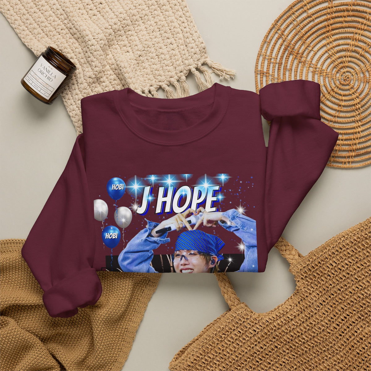 J-Hope 94 Photo Crewneck Sweatshirt — K-Pop BTS Fan Pullover
