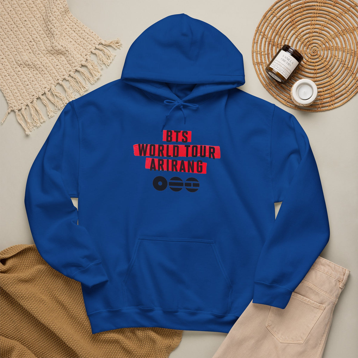 BTS Tour Hoodie — "World Tour ARIRANG" Fan Pullover