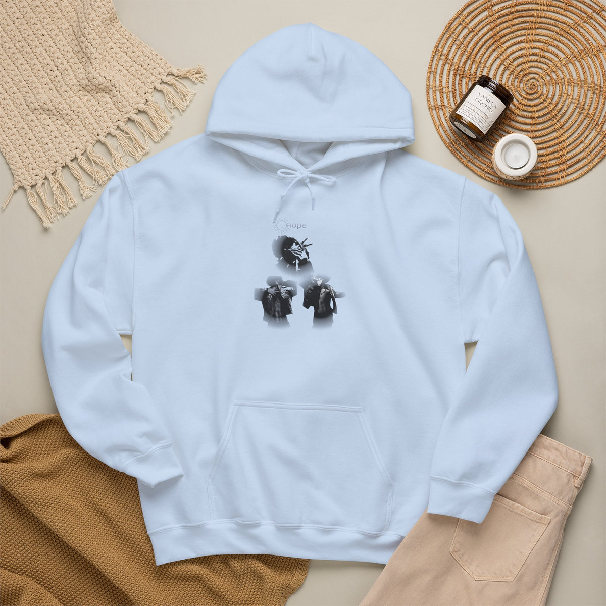 JHOPE Hoodie - Vintage Film Noir Photographer Graphic Hoodie