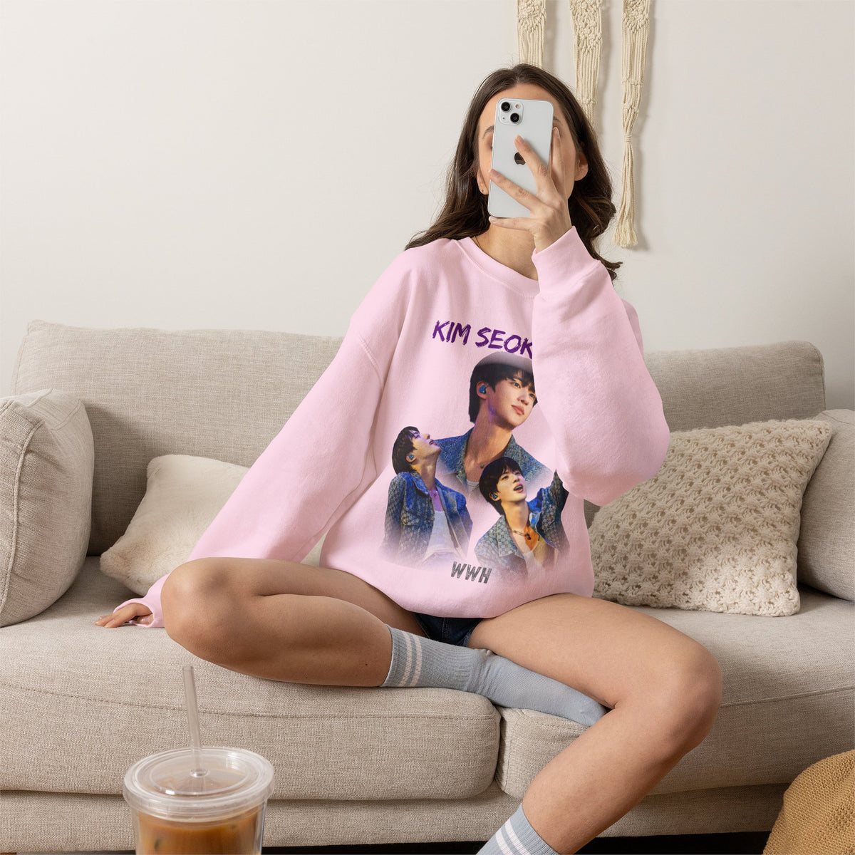 Jin Portrait Crewneck Sweatshirt