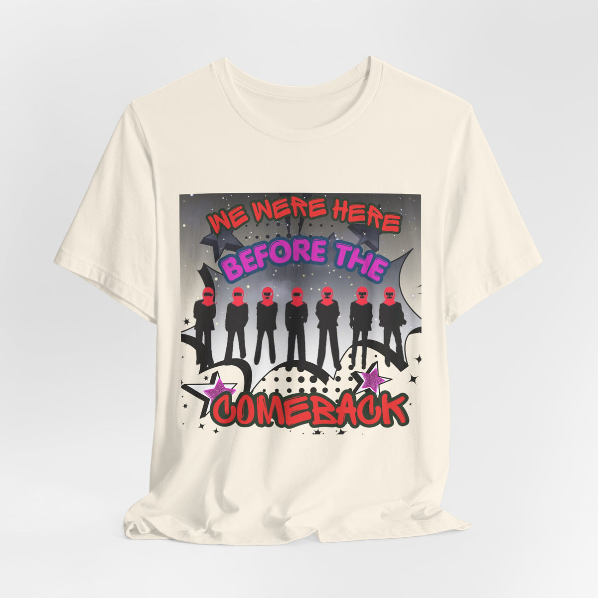 BTS The Comeback T-Shirt – Retro Silhouette Music Tee