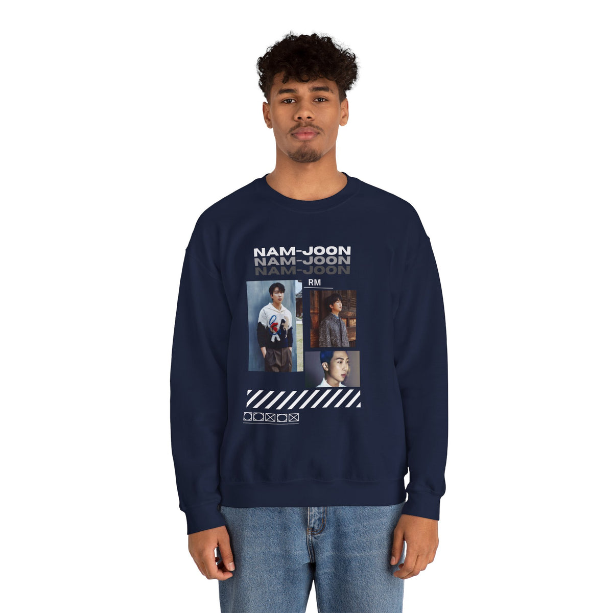 RM (Nam-joon) Photo Collage Crewneck Sweatshirt