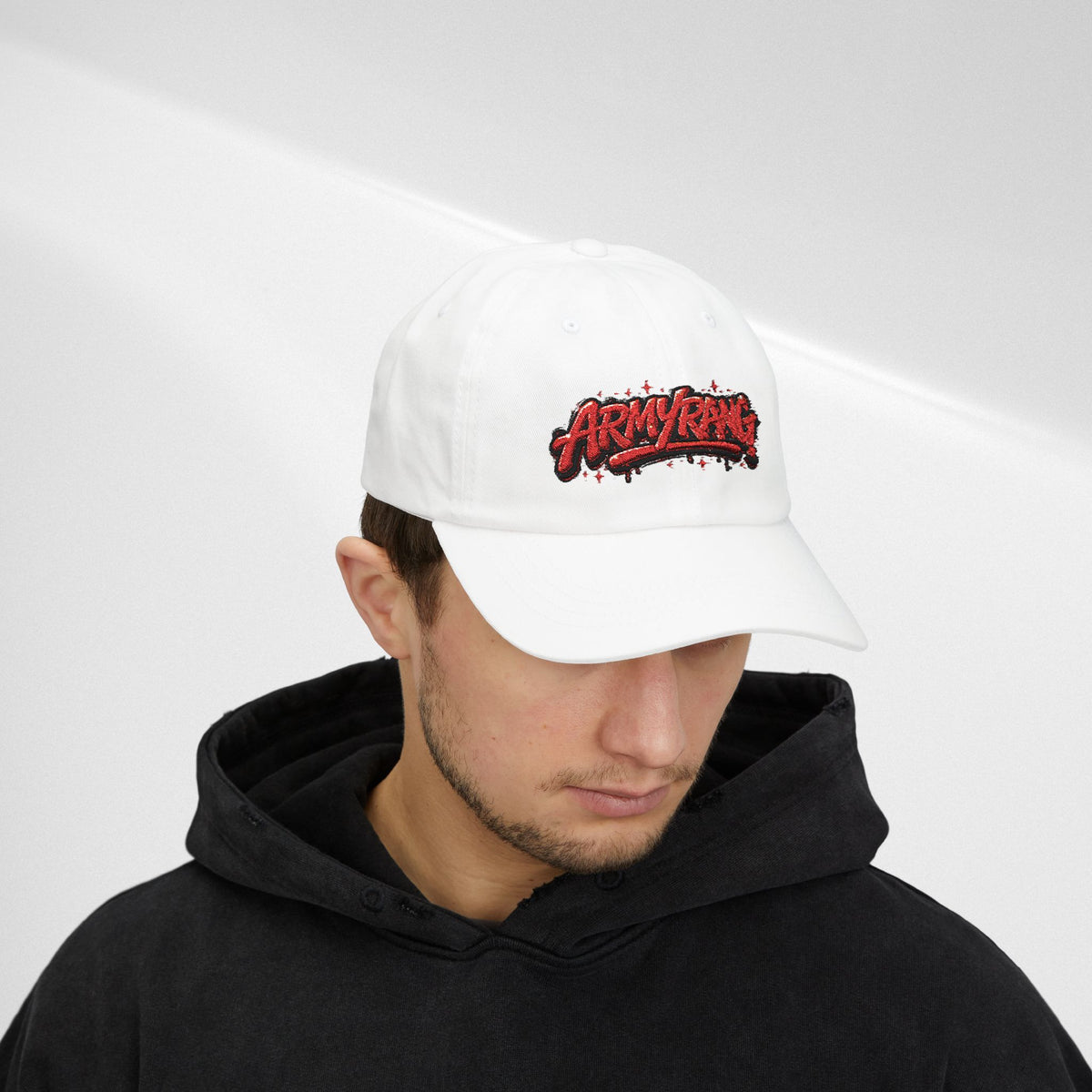 Armyrang Red Graffiti BTS Cap
