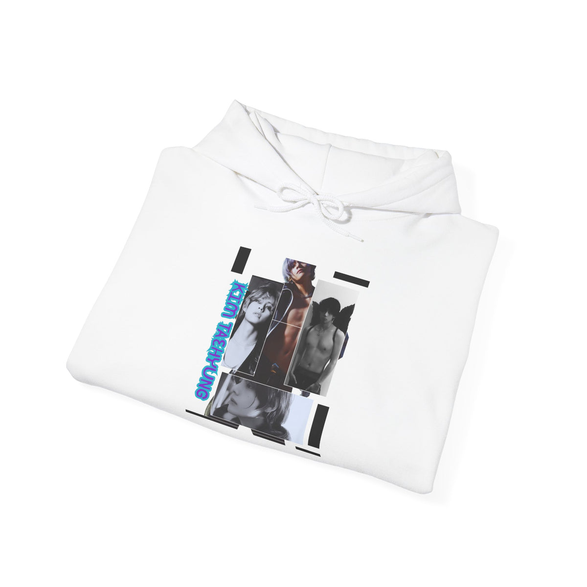 Graphic Hoodie — Photo Collage Streetwear "KIM TAEHYUNG"