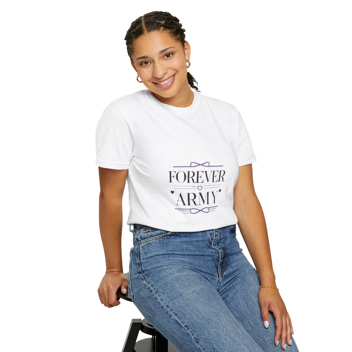 T-Shirt — "Forever Army" Graphic Tee (Military Pride Tribute)