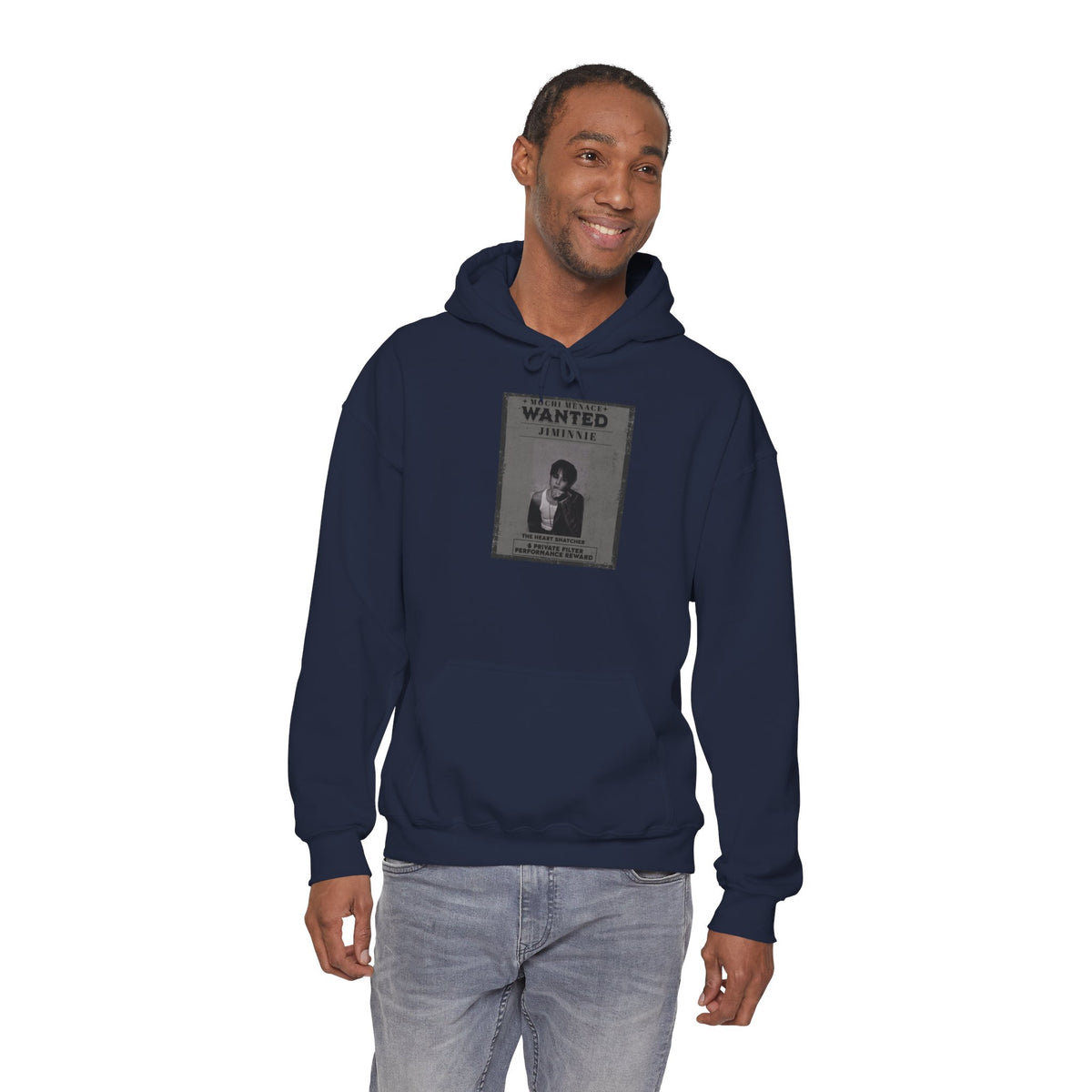 Jimmie Hoodie — "WANTED: Amnesie" Vintage Poster Graphic Hoodie