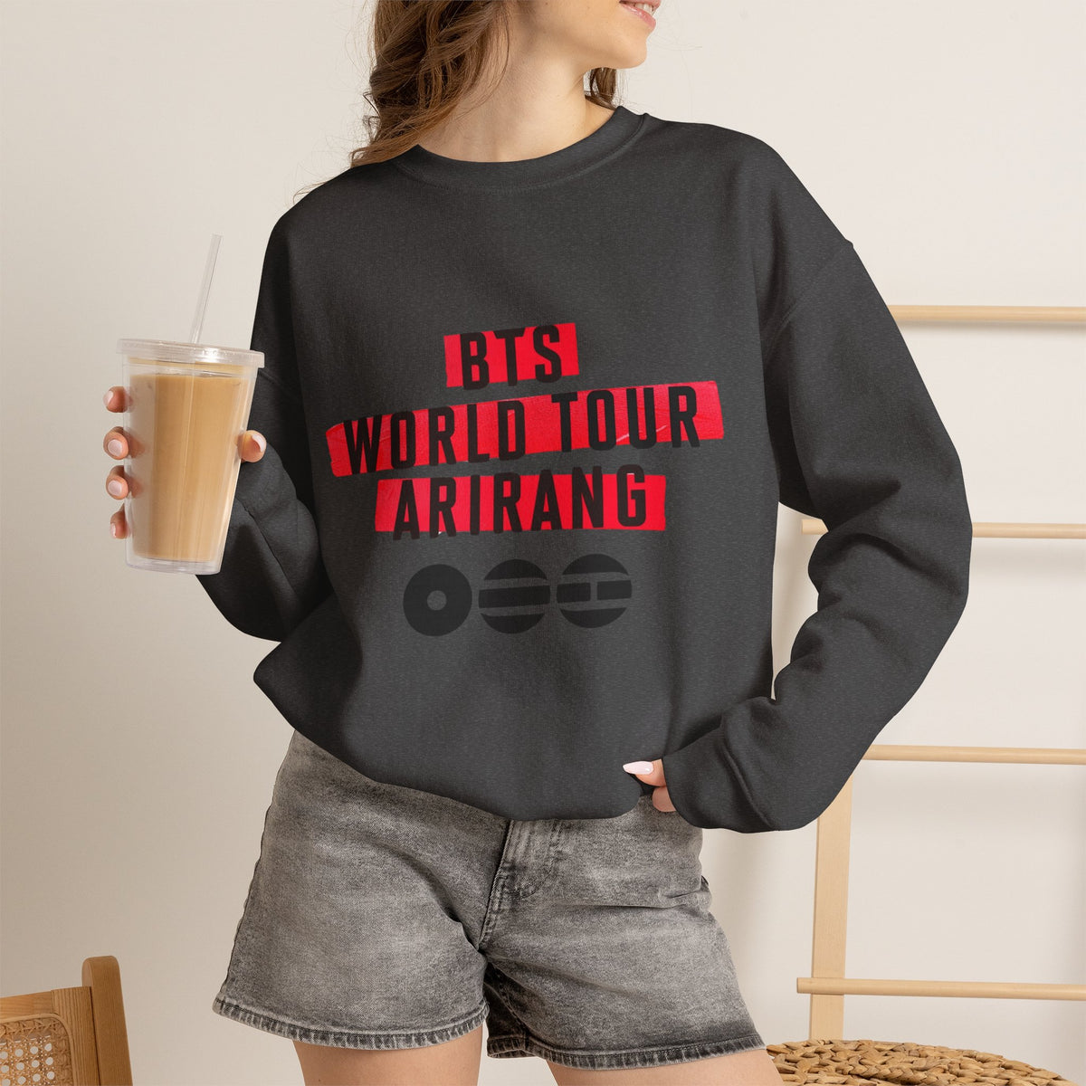World Tour Arirang Crewneck Sweatshirt — BTS Concert Tour Pullover
