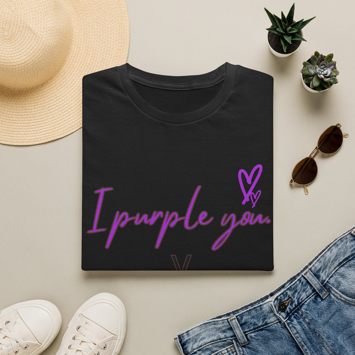 I Purple You T-Shirt — K-Pop Inspired Heart Graphic Tee