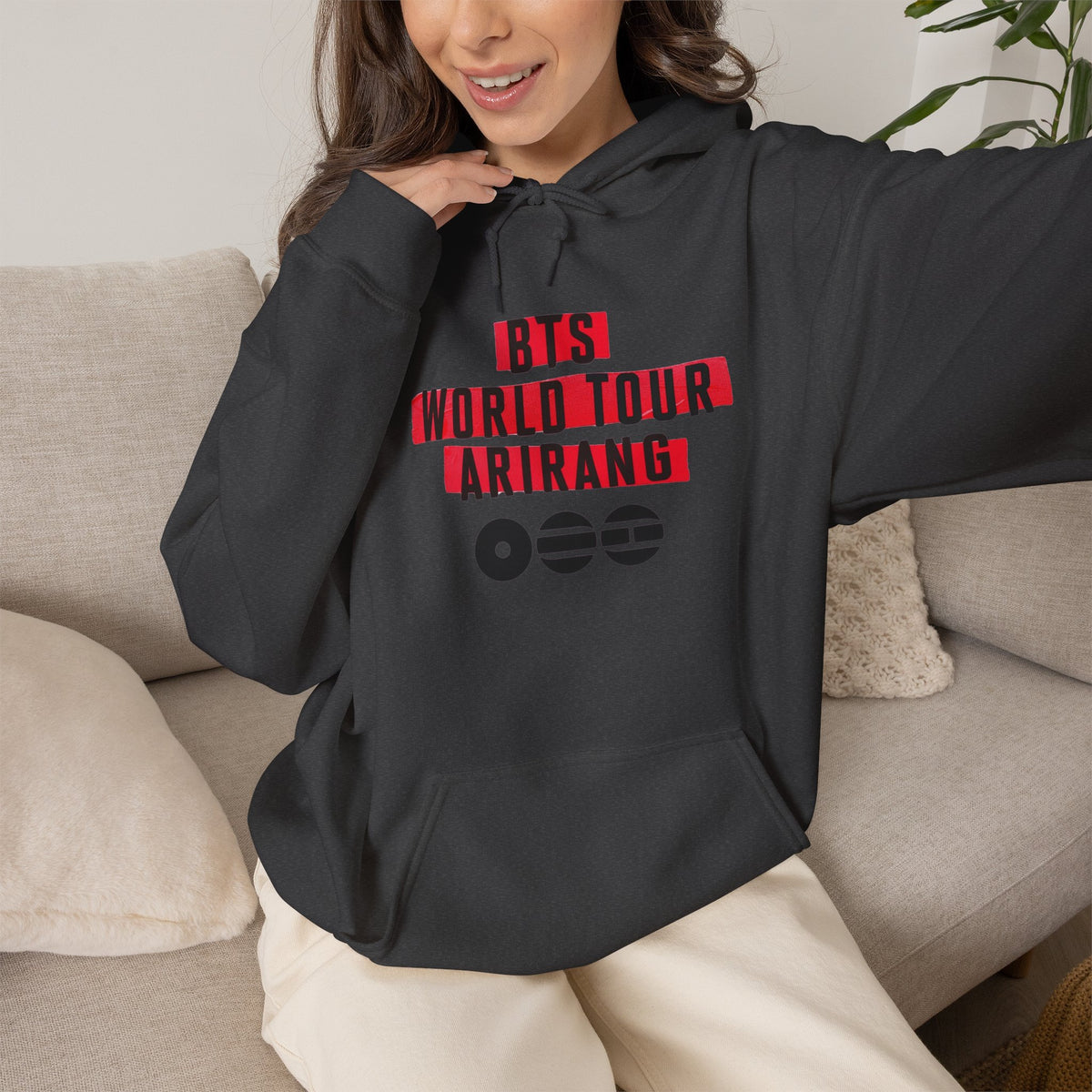 BTS Tour Hoodie — "World Tour ARIRANG" Fan Pullover