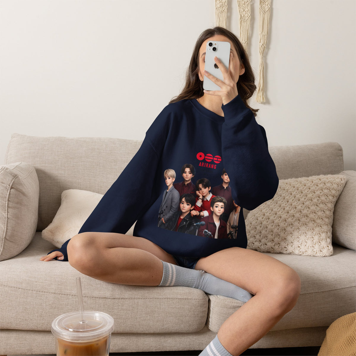 BTS GROUP Photo Crewneck Sweatshirt