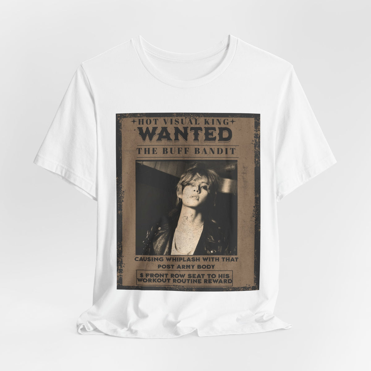 T-Shirt - 'WANTED: The Buff Bandit' Vintage Poster Tee