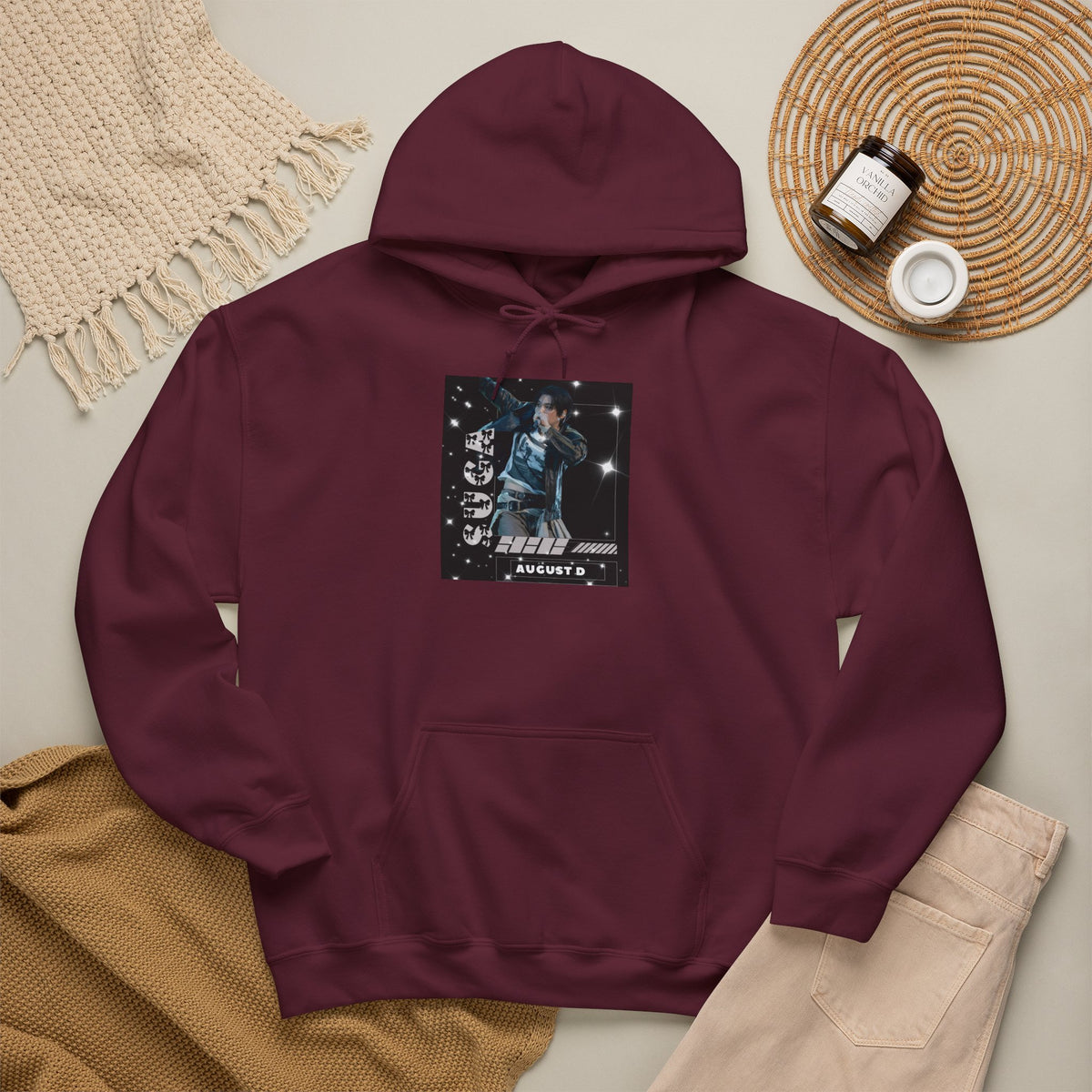 Copy of Suga 93 K-Pop Graphic Hoodie — BTS-Inspired Fan Sweatshirt
