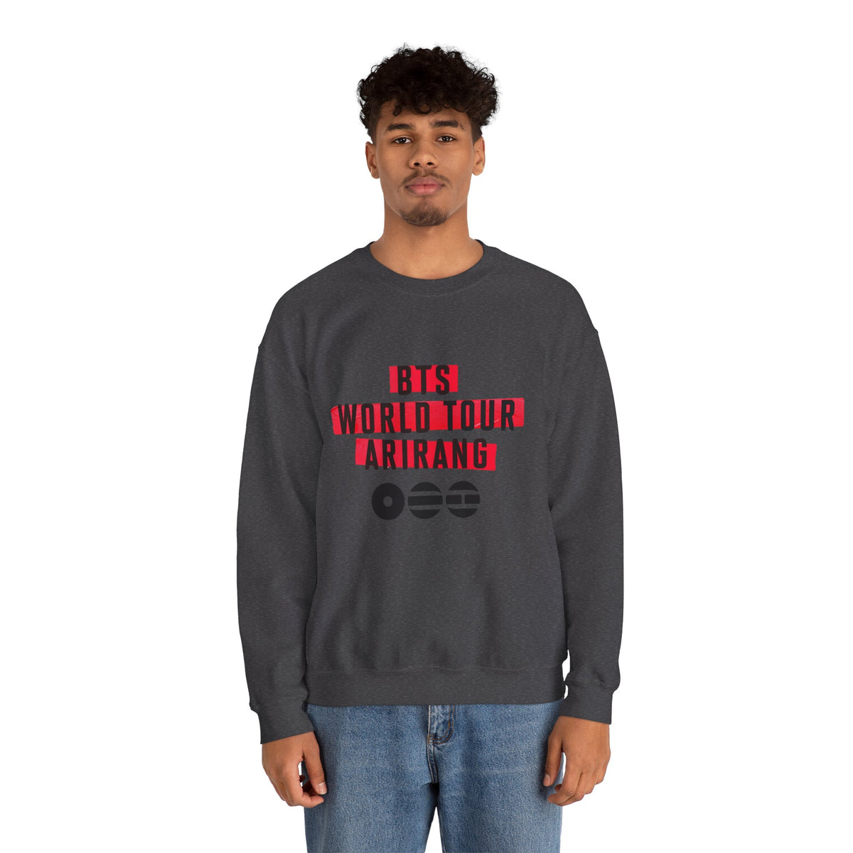 World Tour Arirang Crewneck Sweatshirt — BTS Concert Tour Pullover