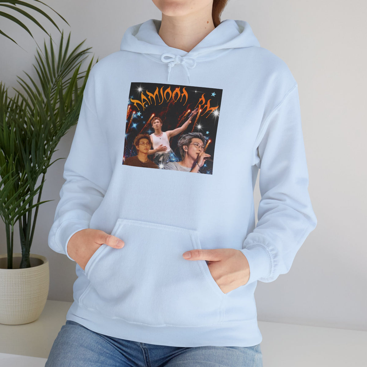 RM Photo Hoodie — Custom Back Number "94" Music Fan Pullover