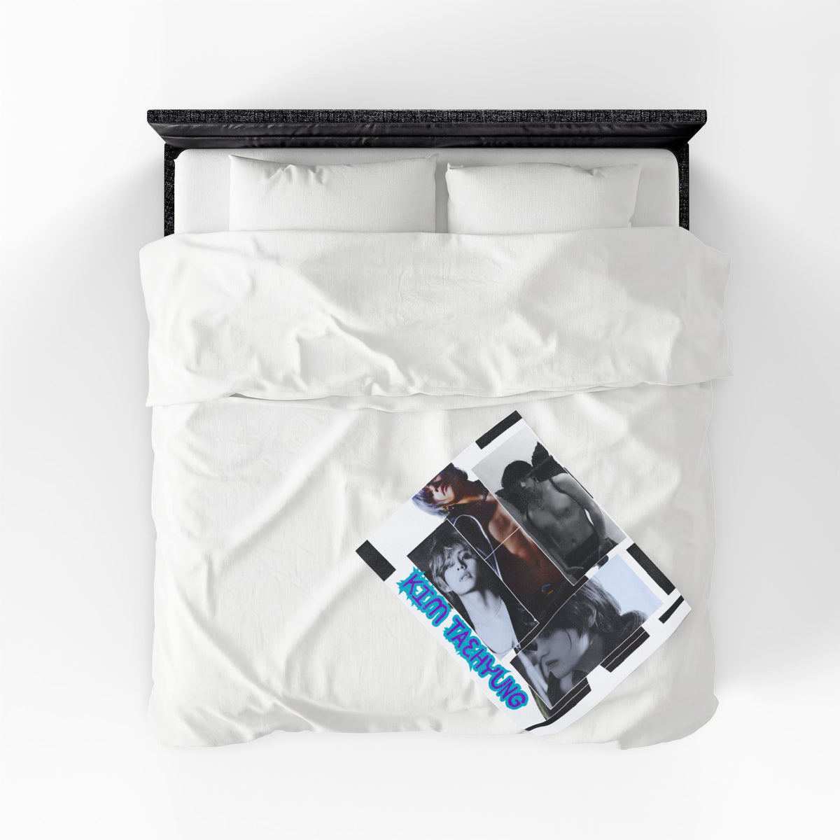 Velveteen Plush Blanket – KIM TAEHYUNG Photo Collage Soft Throw