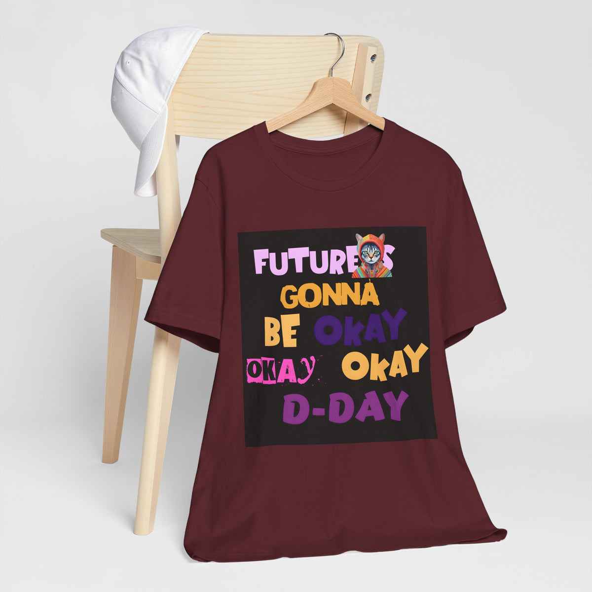 T-Shirt — "Future's Gonna Be Okay" Inspirational Graphic Tee