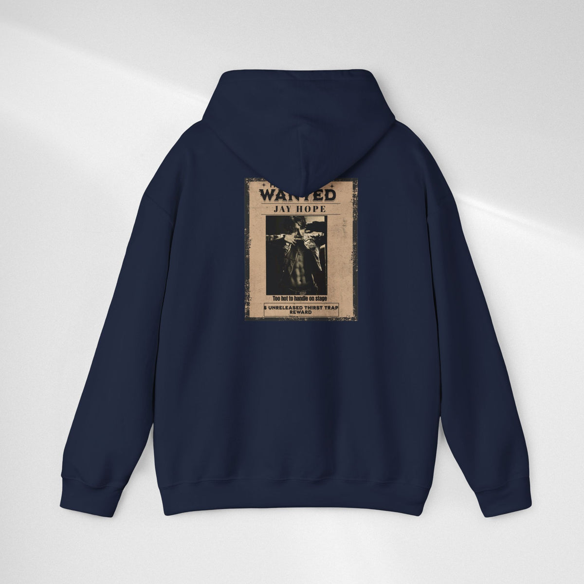 Wanted Poster Hoodie - Vintage 'WANTED: Jay Hope' Graphic Sweatshirt