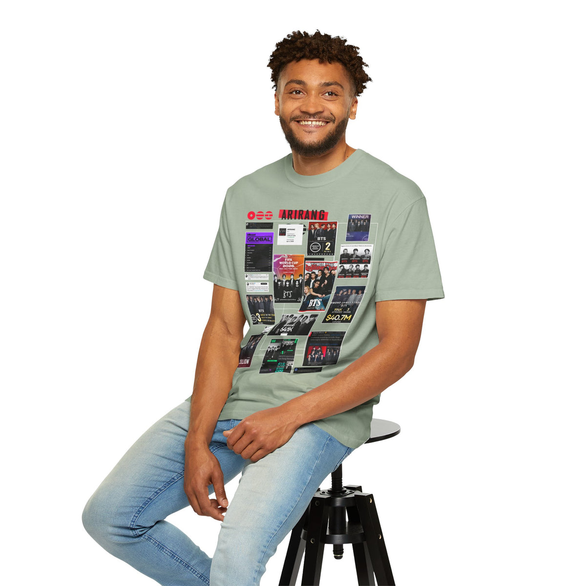 BTS Wins Collage T-Shirt — BTS Moments Graphic Tee