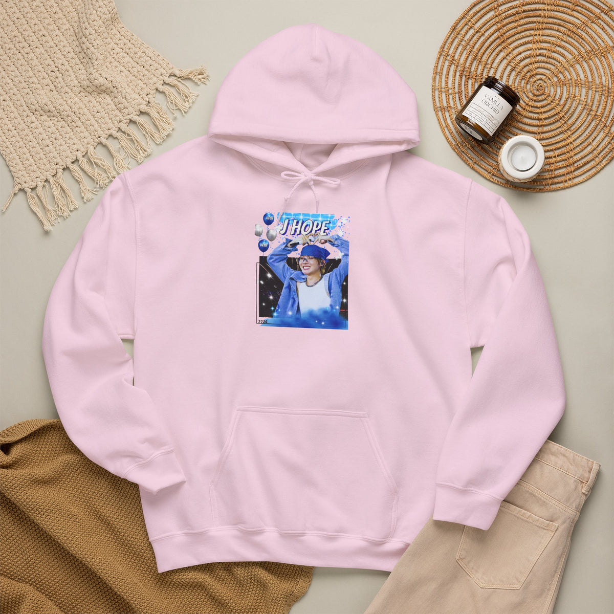 J-Hope 94 Blue Graphic Hoodie