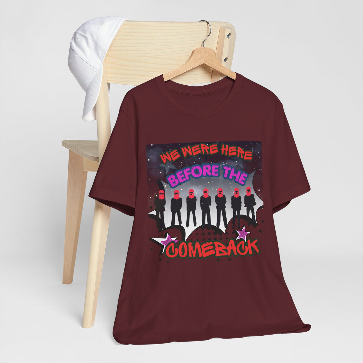 BTS The Comeback T-Shirt – Retro Silhouette Music Tee