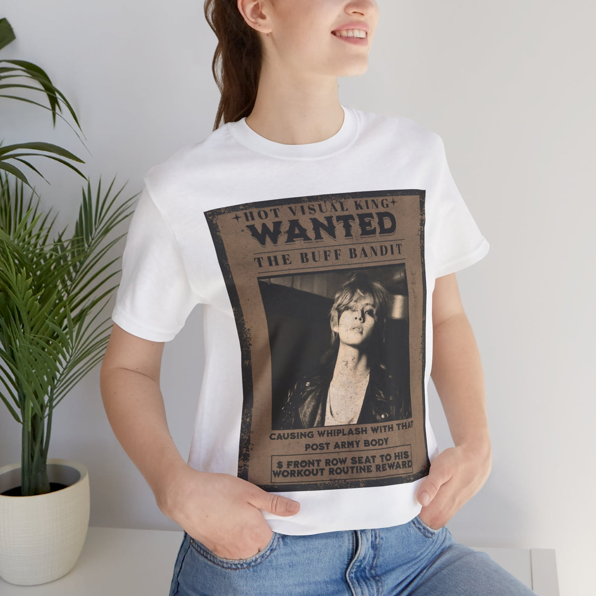 T-Shirt - 'WANTED: The Buff Bandit' Vintage Poster Tee