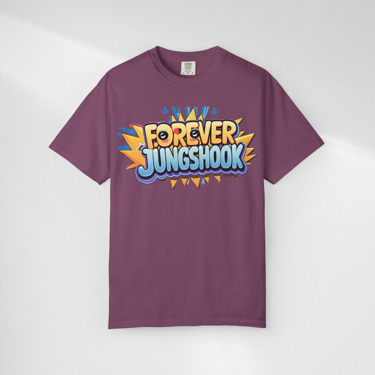 Forever Jungshook T-Shirt — Colorful Fan Graphic Tee