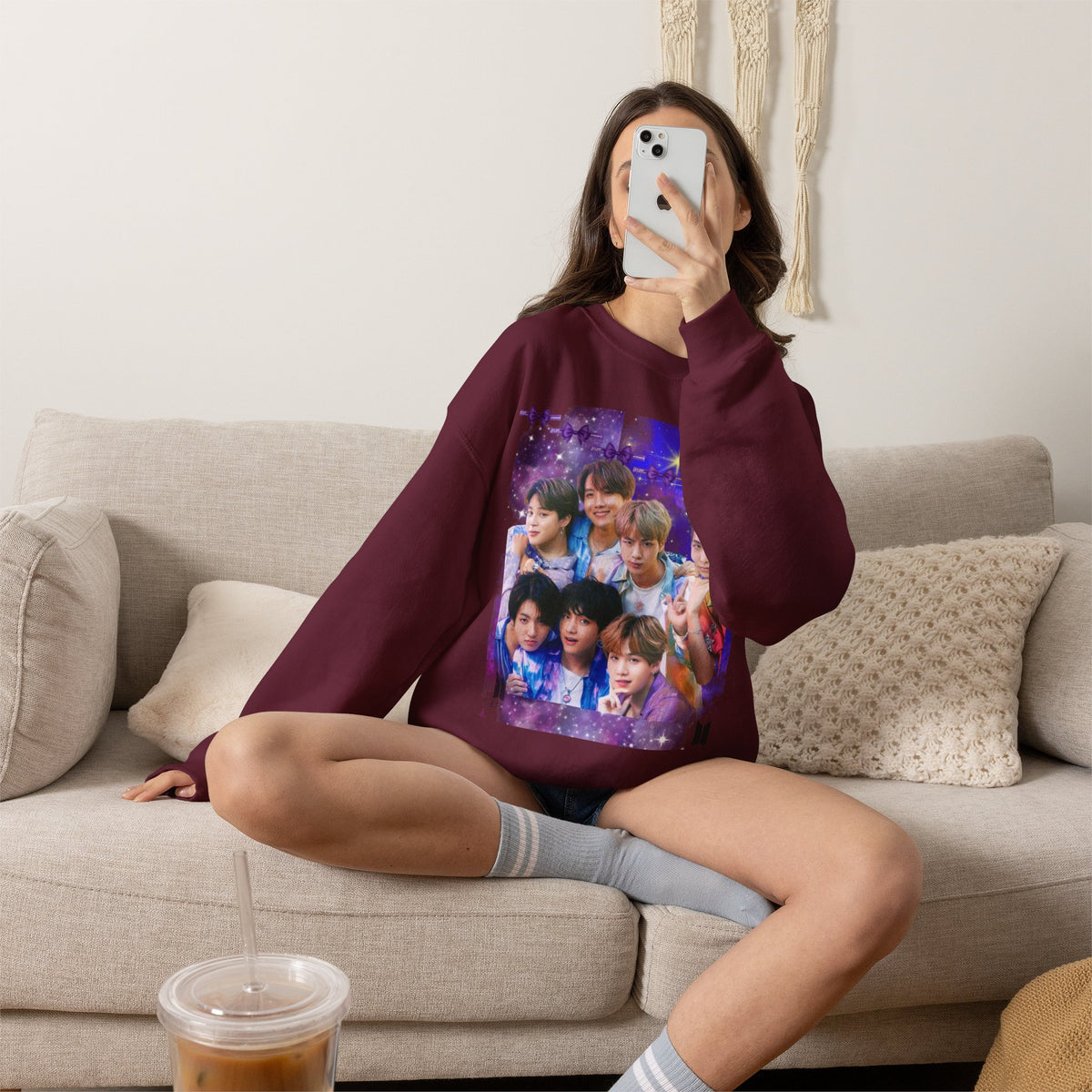 BTS Group Photo Crewneck Sweatshirt