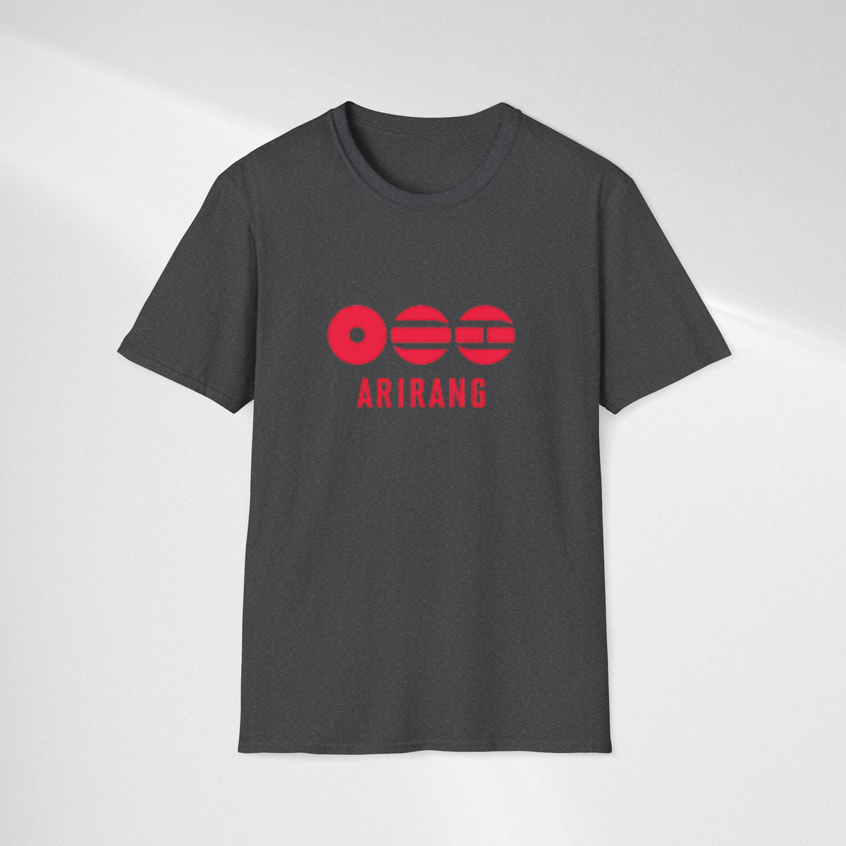 Arirang BTS T-Shirt — Retro Red Logo Tee