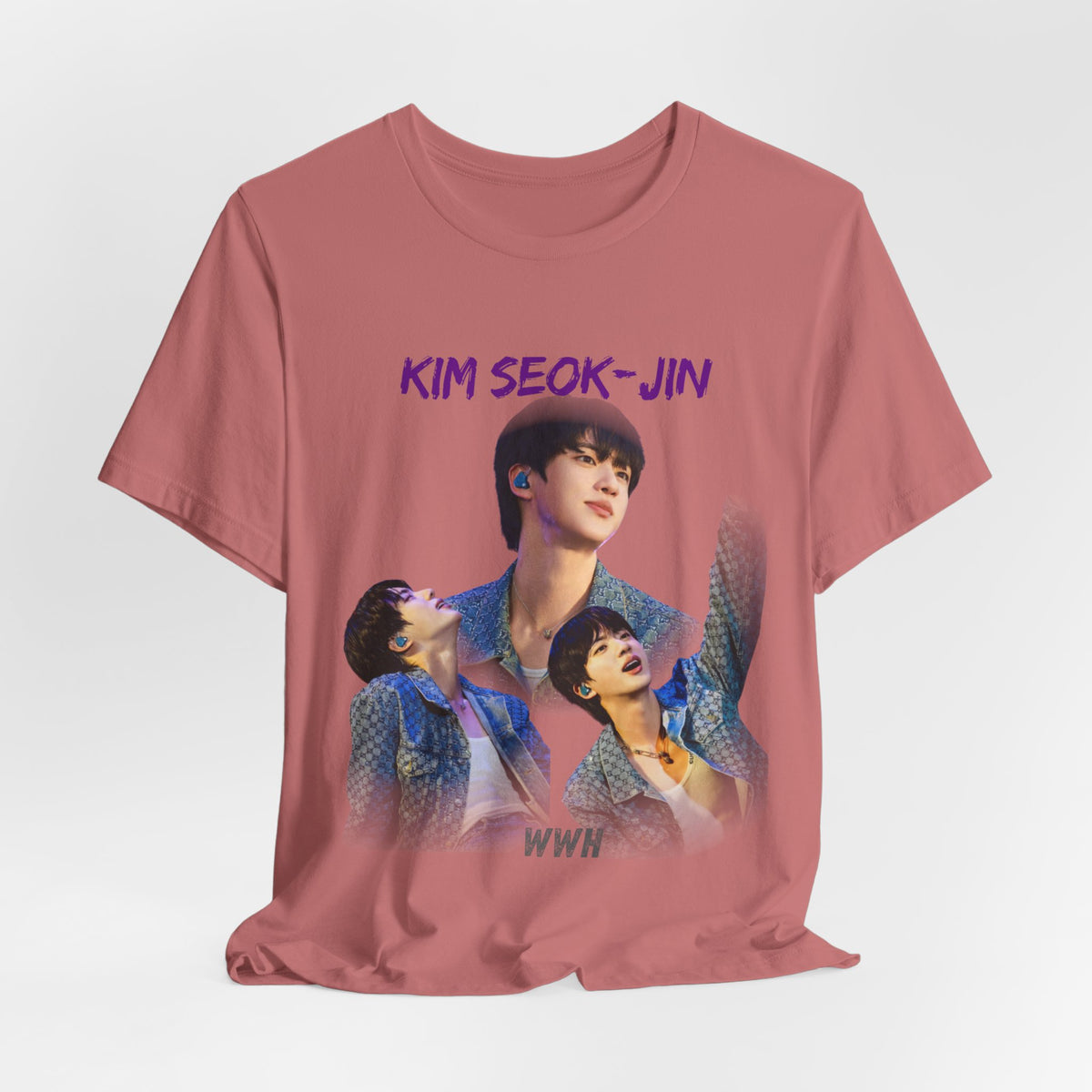 Jin (Kim Seok-jin) Fan Tee — K‑Pop BTS Portrait Graphic T‑Shirt