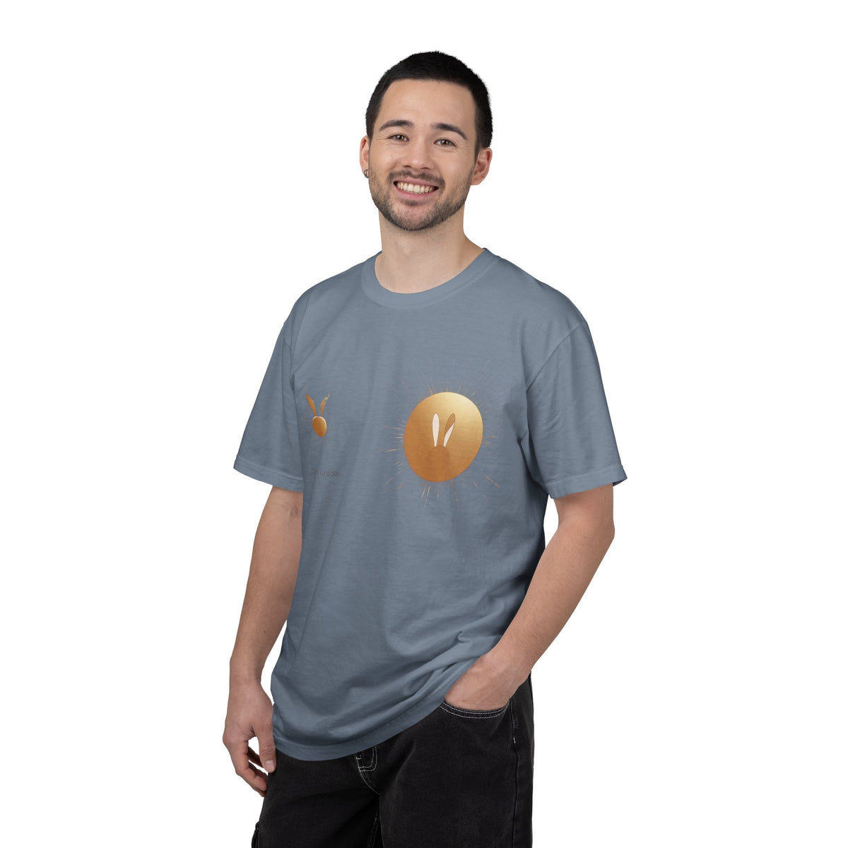JK Gold Bunny Minimalist T-Shirt