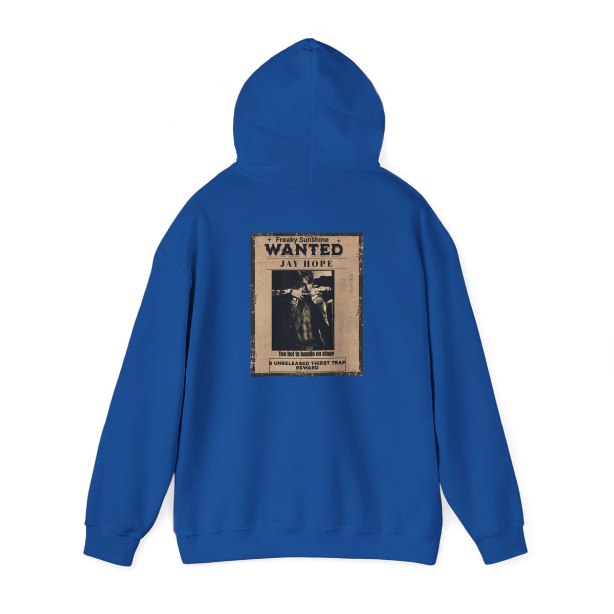 Wanted Poster Hoodie - Vintage 'WANTED: Jay Hope' Graphic Sweatshirt