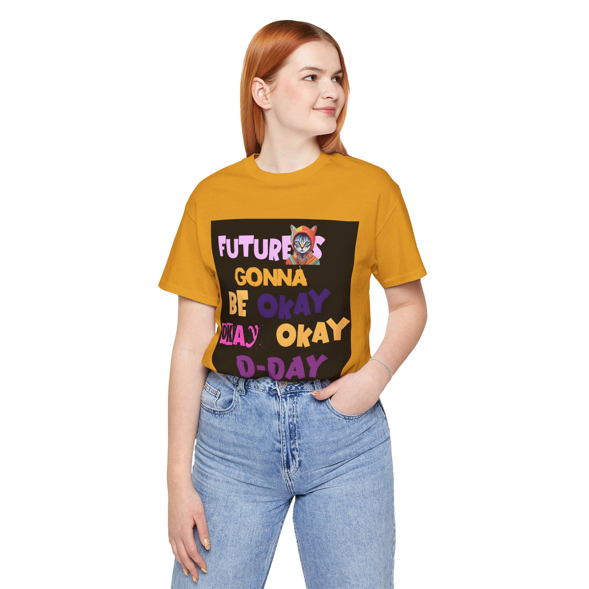 T-Shirt — "Future's Gonna Be Okay" Inspirational Graphic Tee
