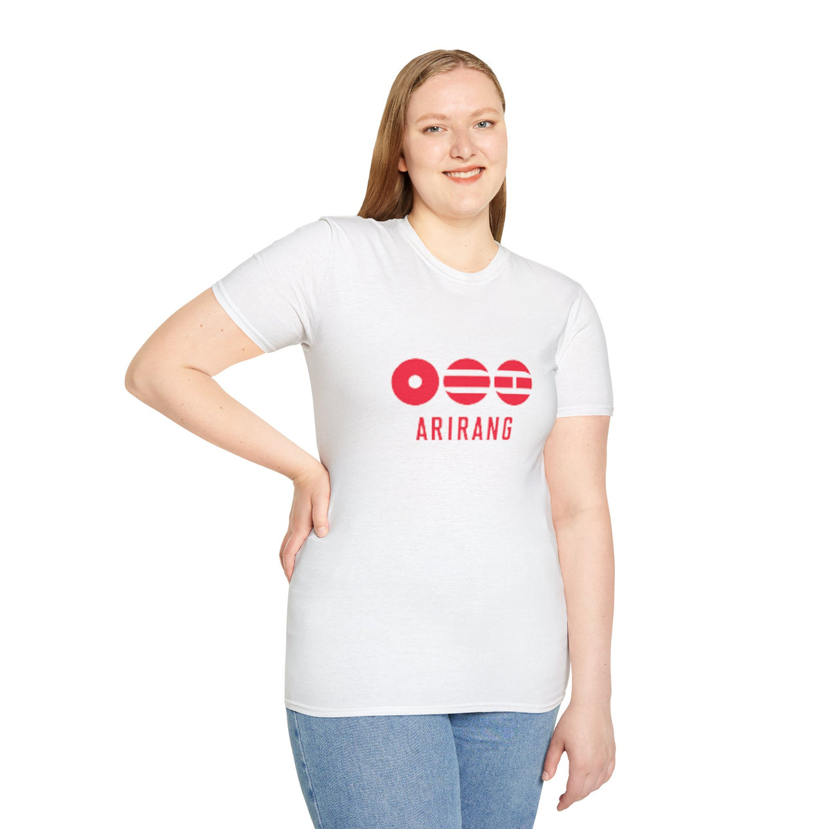 Arirang BTS T-Shirt — Retro Red Logo Tee