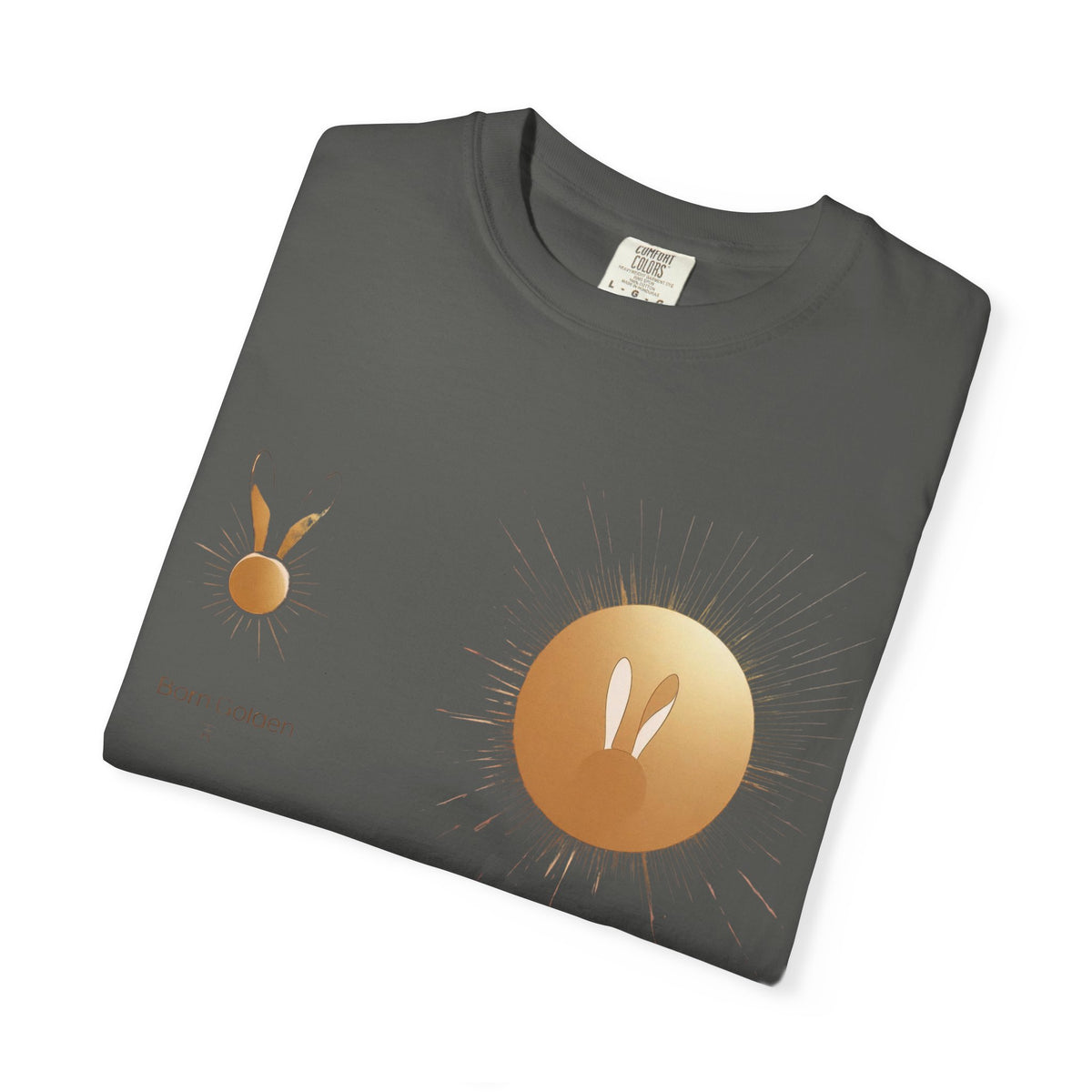 JK Gold Bunny Minimalist T-Shirt