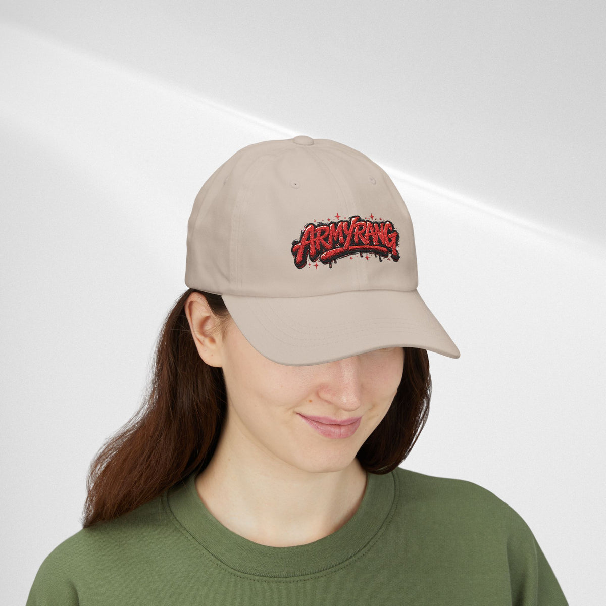 Armyrang Red Graffiti BTS Cap