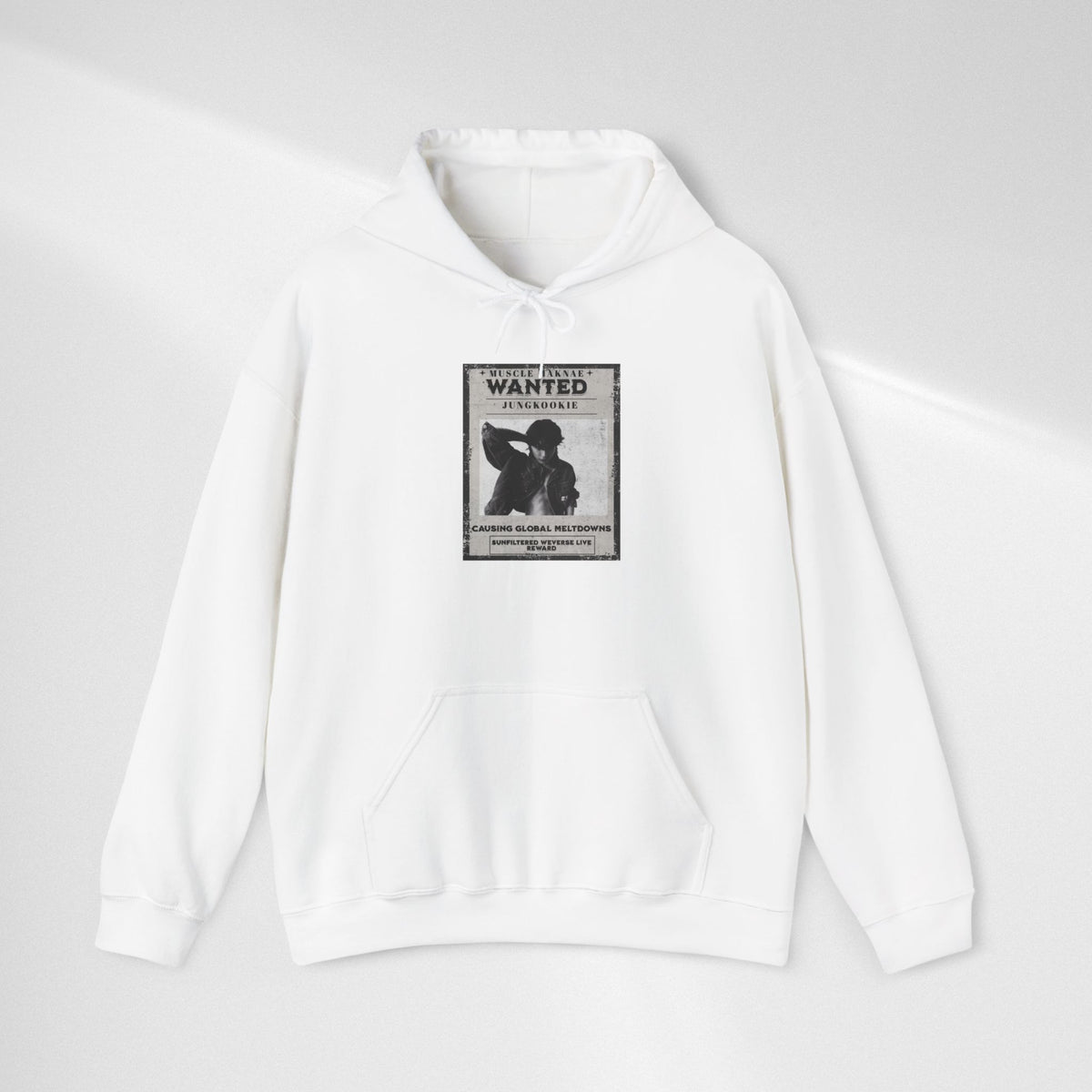 Hoodie - Vintage 'Wanted' Poster Graphic Pullover