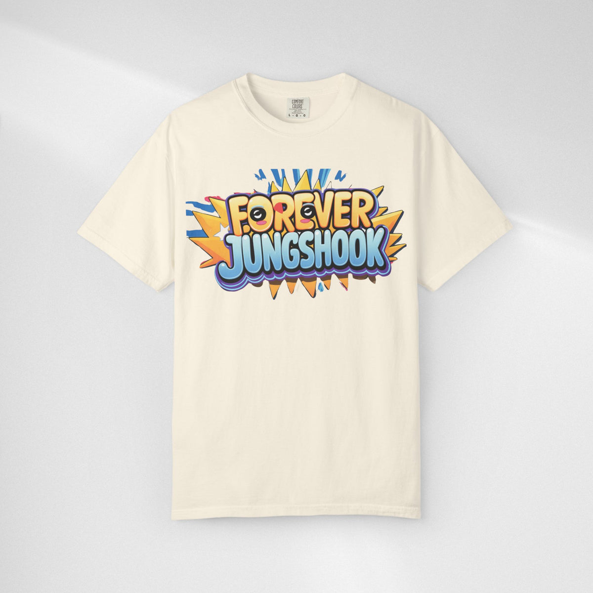 Forever Jungshook T-Shirt — Colorful Fan Graphic Tee