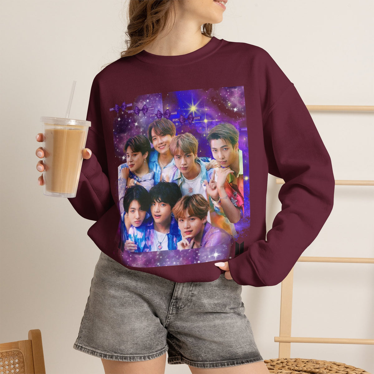 BTS Group Photo Crewneck Sweatshirt