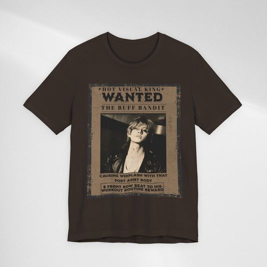 T-Shirt - 'WANTED: The Buff Bandit' Vintage Poster Tee