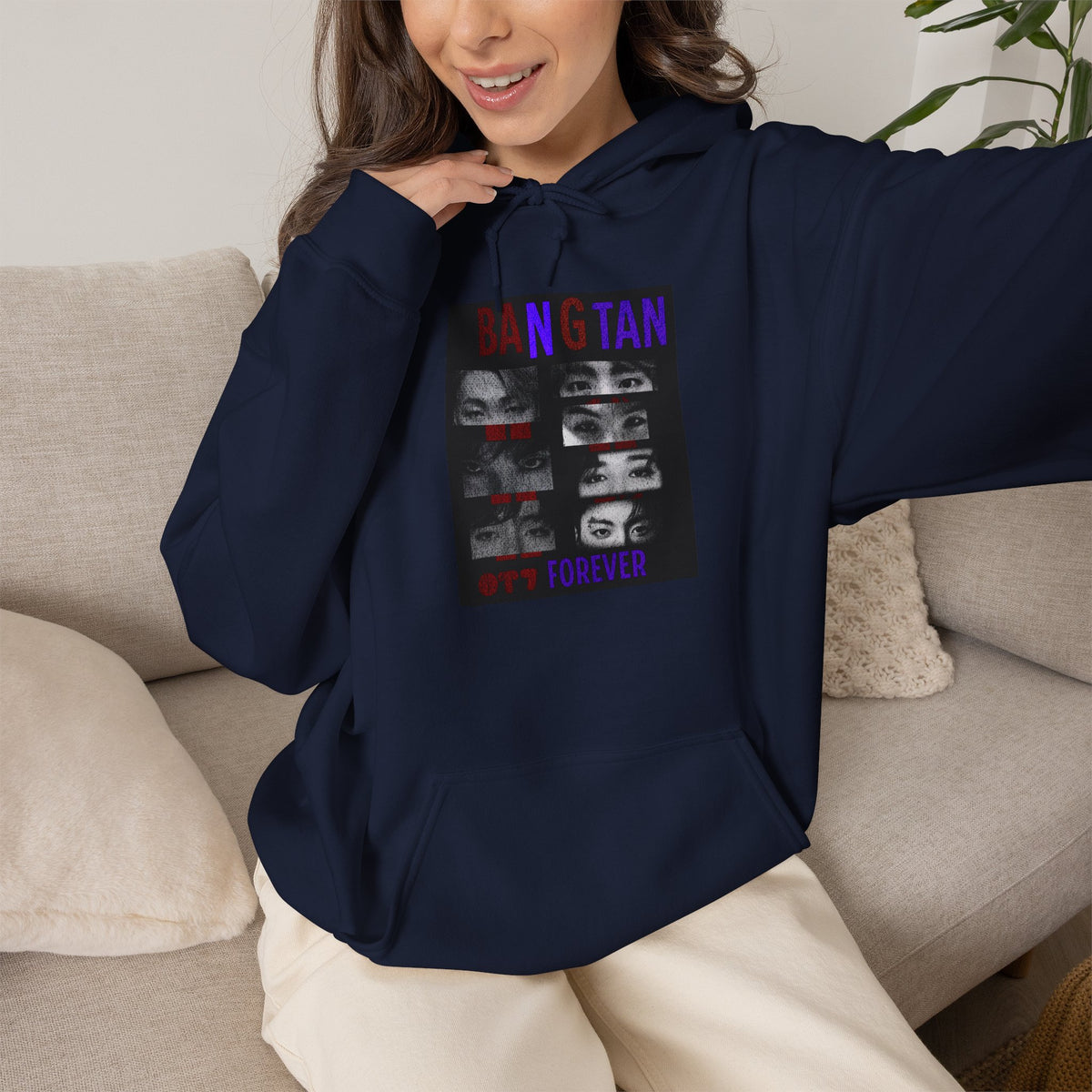 BTS 'Bangtan' Photo Collage Hoodie –BTS  K-Pop Fan Sweatshirt