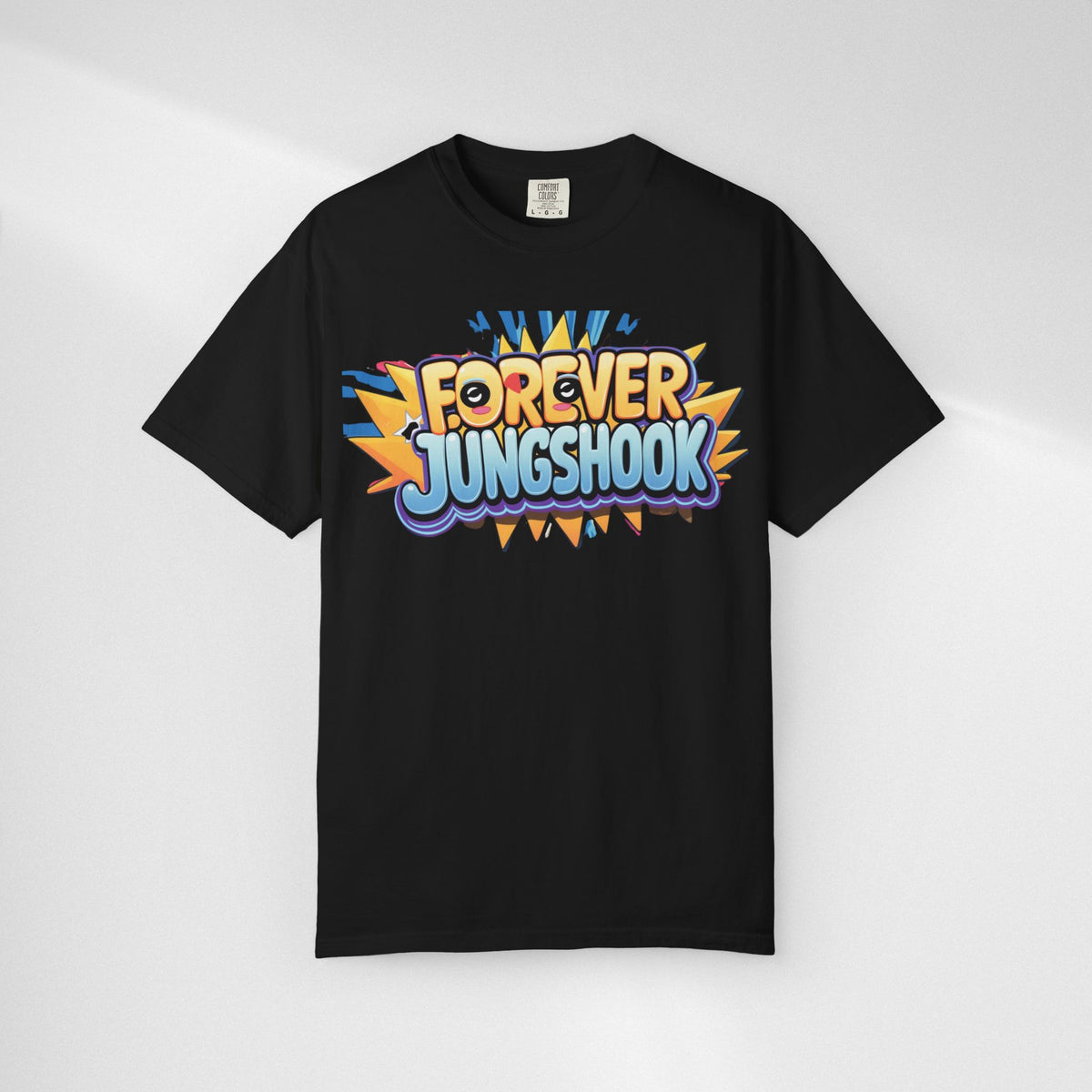 Forever Jungshook T-Shirt — Colorful Fan Graphic Tee